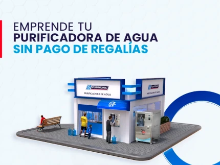 Emprende tu purificadora de agua - sin pago de regalias