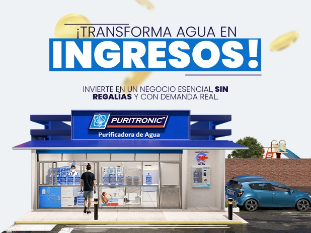 Emprende tu purificadora de agua - sin pago de regalias