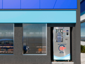 Gabinete para relleno de garrafones de agua purificada